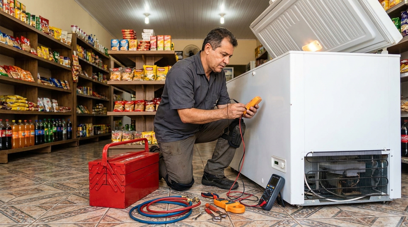Ajuste de Temperatura do Freezer no Cabula, Salvador‑BA