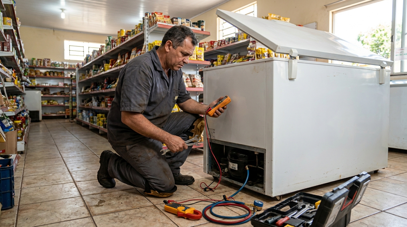 Manutenção em Motor Ventilador no Cabula, Salvador‑BA