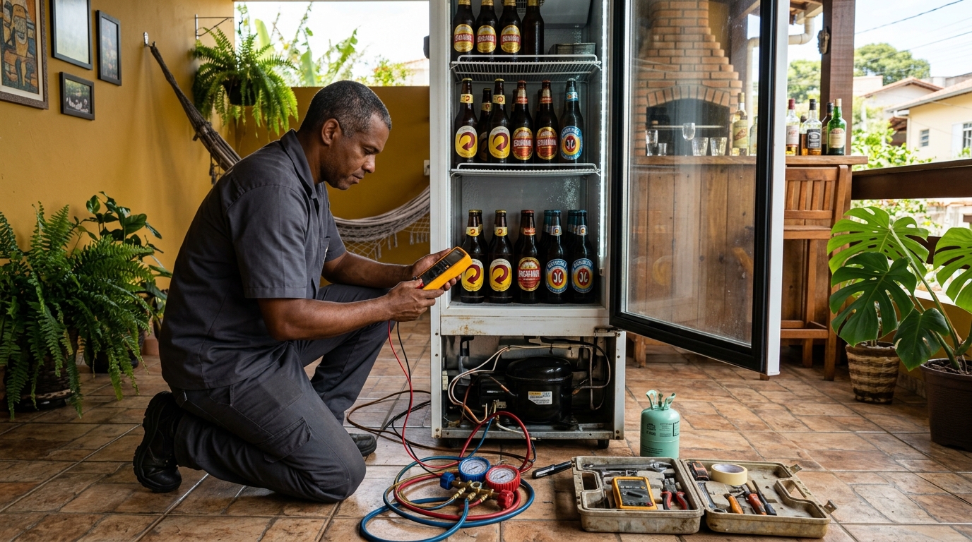 Reparo de Cervejeira Residencial no Comércio, Salvador‑BA