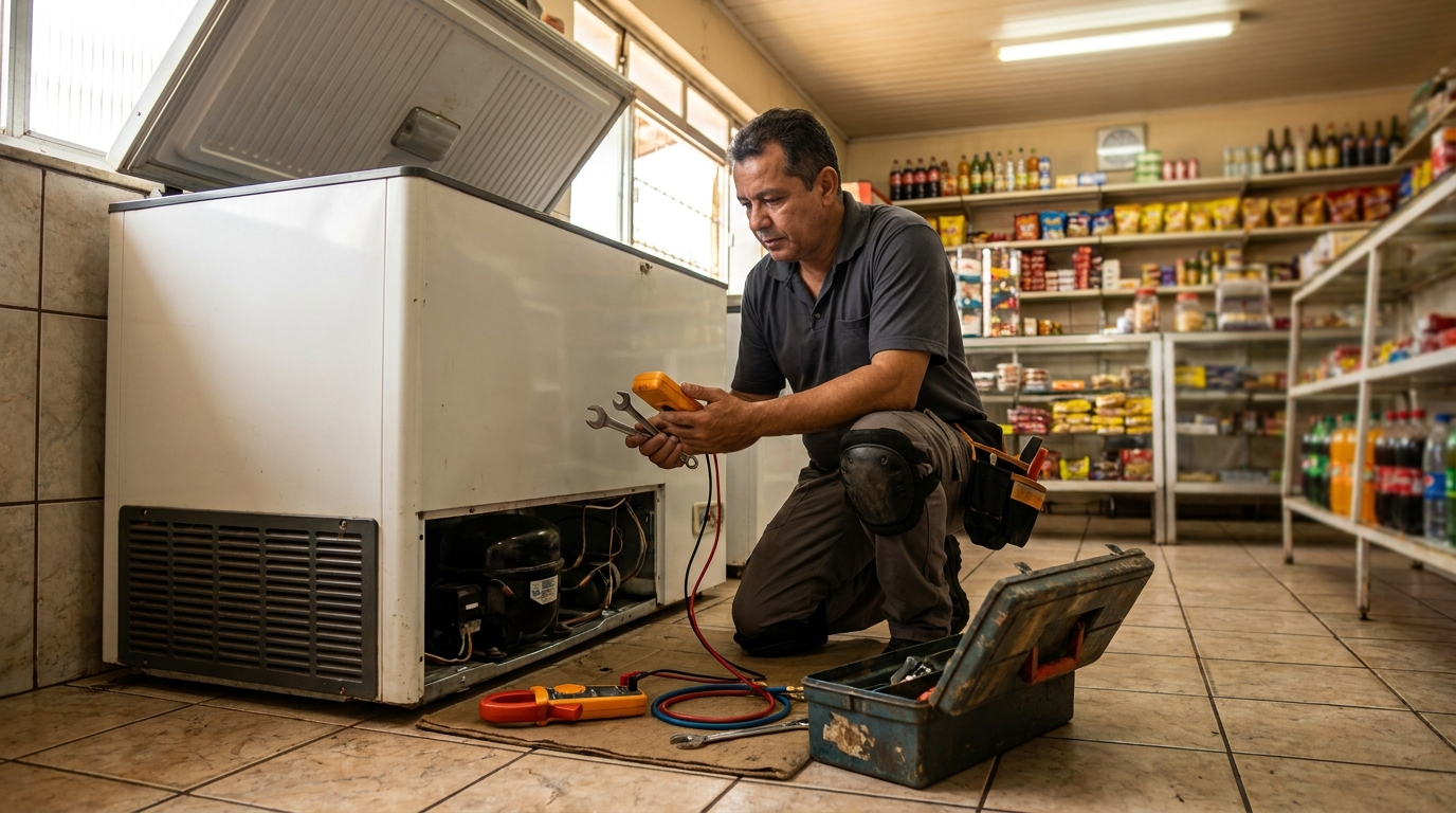 Técnico de freezer perto de mim em Salvador‑BA